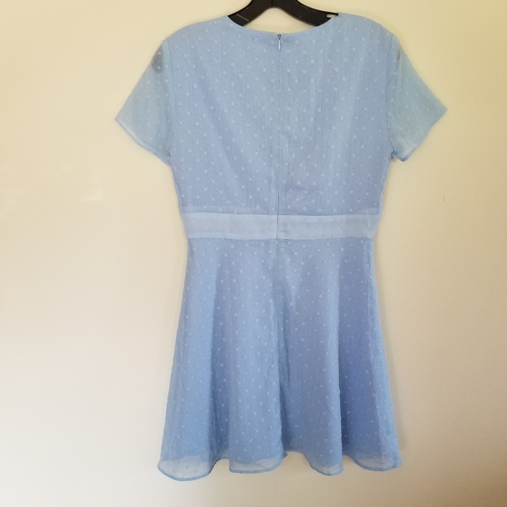 Superdown Bree Baby Powder Blue Mini Dress In EUC Size Medium Girlhood Dainty - Picture 6 of 11